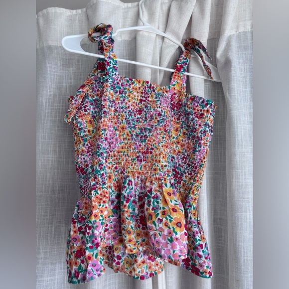 J. Crew Smocked Floral Tank - Picture 5 of 6